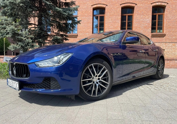 Maserati Ghibli cena 145000 przebieg: 74000, rok produkcji 2015 z Warszawa małe 106